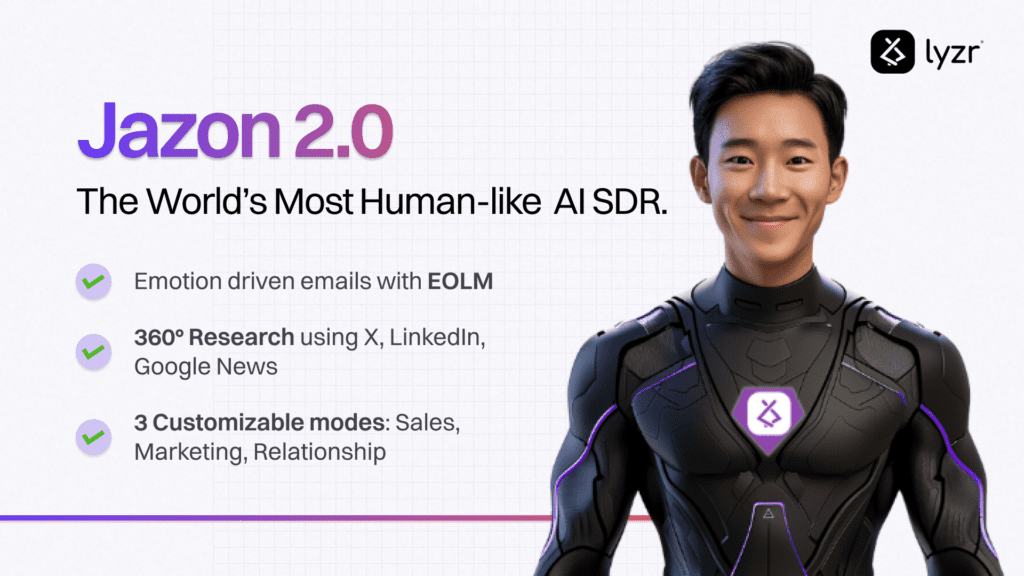 Meet Jazon – The AI Agent That Does the Job of 100 SDRs at <1% of the Cost 1 Newsletter image 2