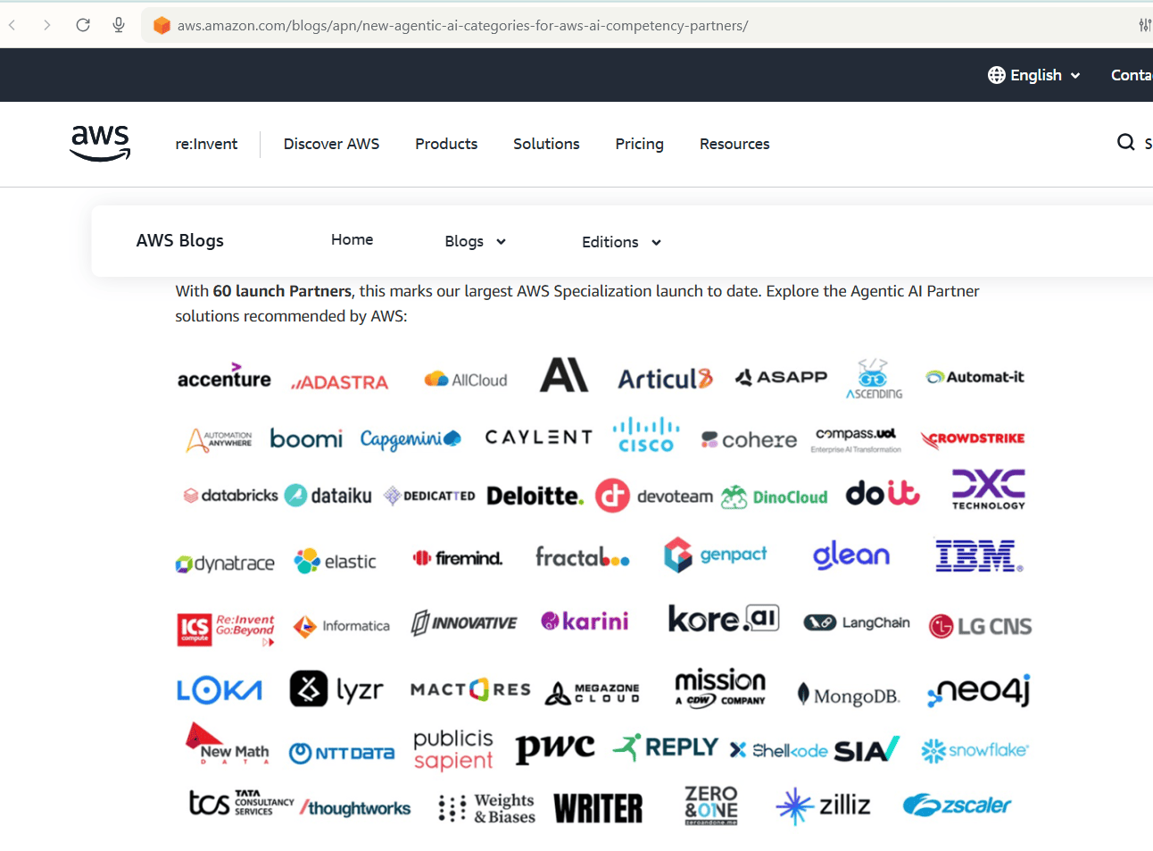 Lyzr AWS recognition