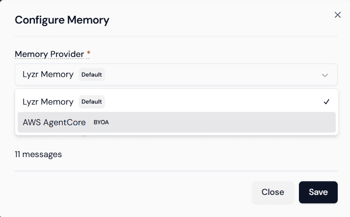 Memory Management in Lyzr Agent Studio 2 image 2