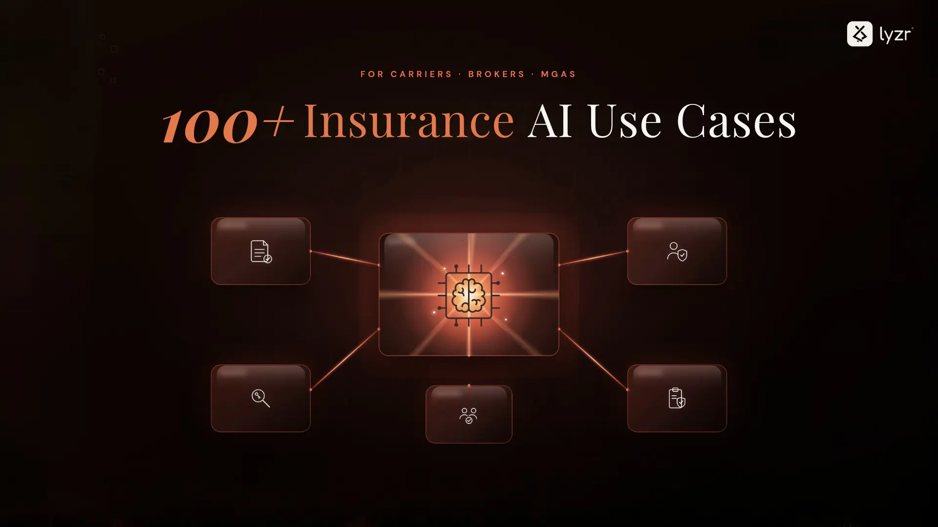 100+ AI Agents for Insurance Operations