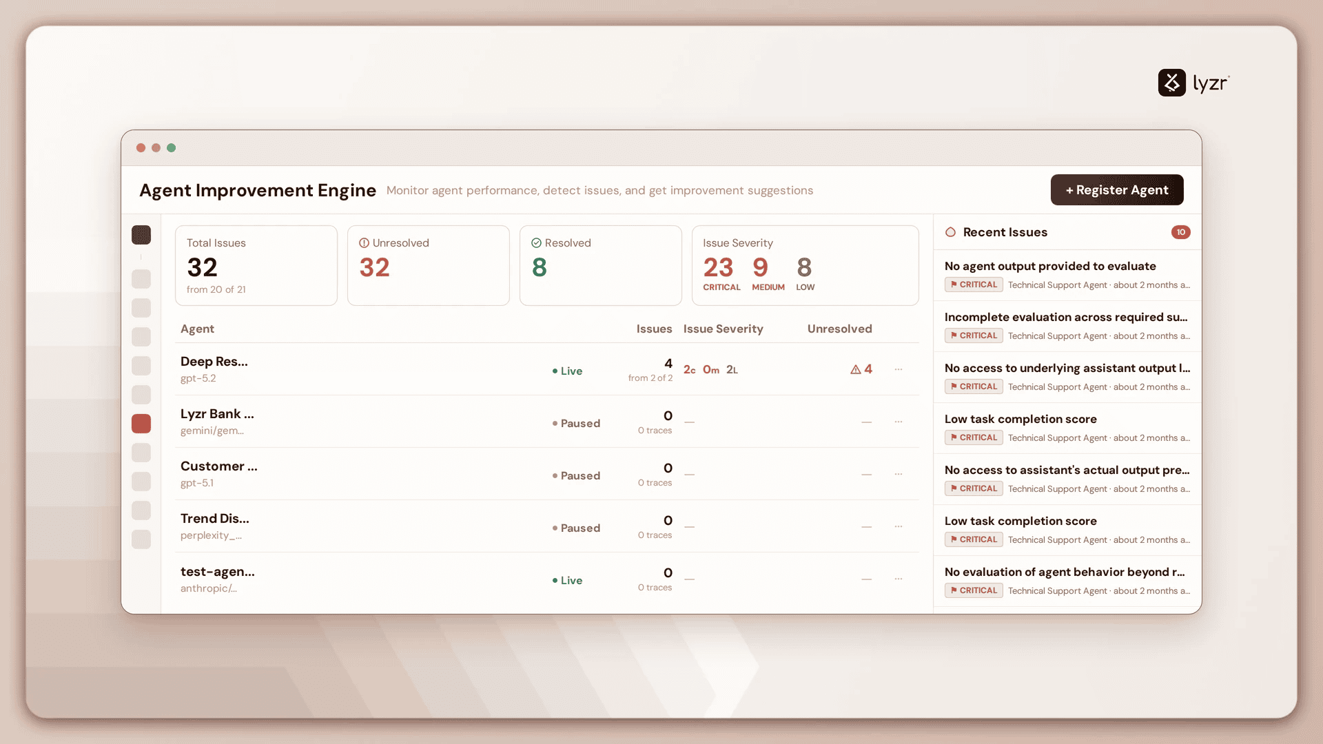 Agent Improvement Engine by Lyzr: AI Agents Shouldn’t Stay Static After Production