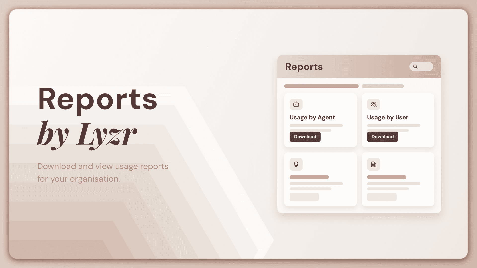 Reports by Lyzr: Get Complete Visibility into AI Agent Usage