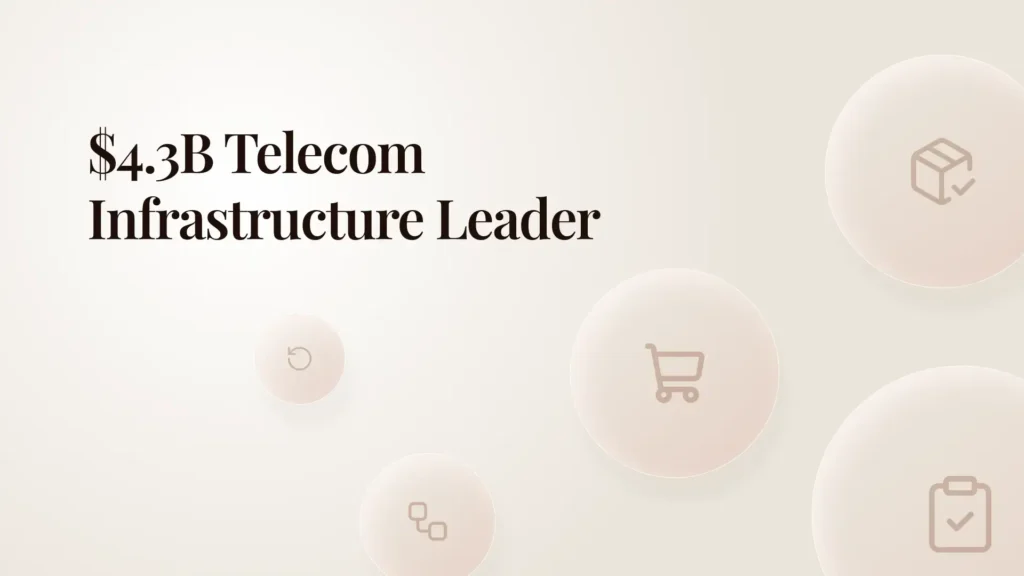 An agentic order automation layer, built for global wireless infrastructure.