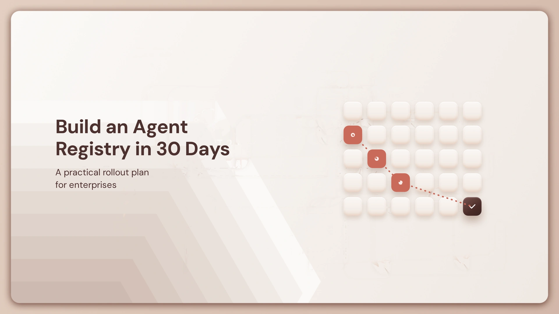 Build an Enterprise AI Agent Registry in 30 Days