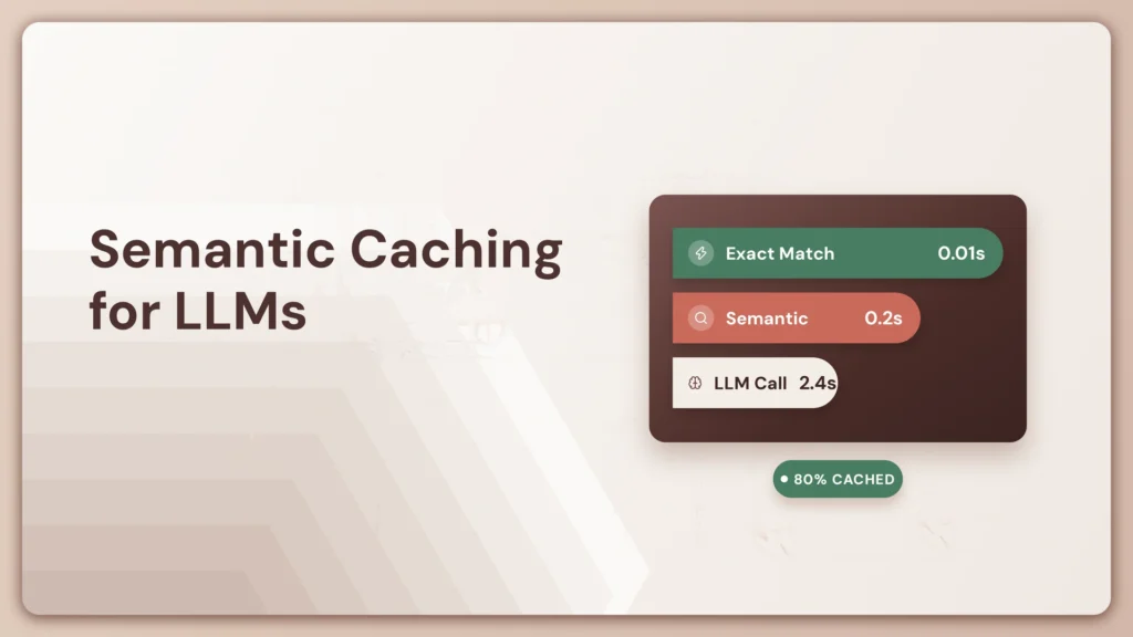 Semantic caching for LLMs: how it works, and when it’s worth it