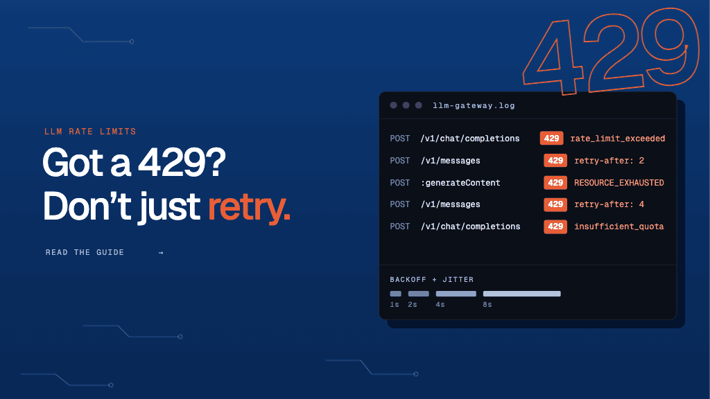 How to Handle 429 Errors Across Multiple LLM Providers