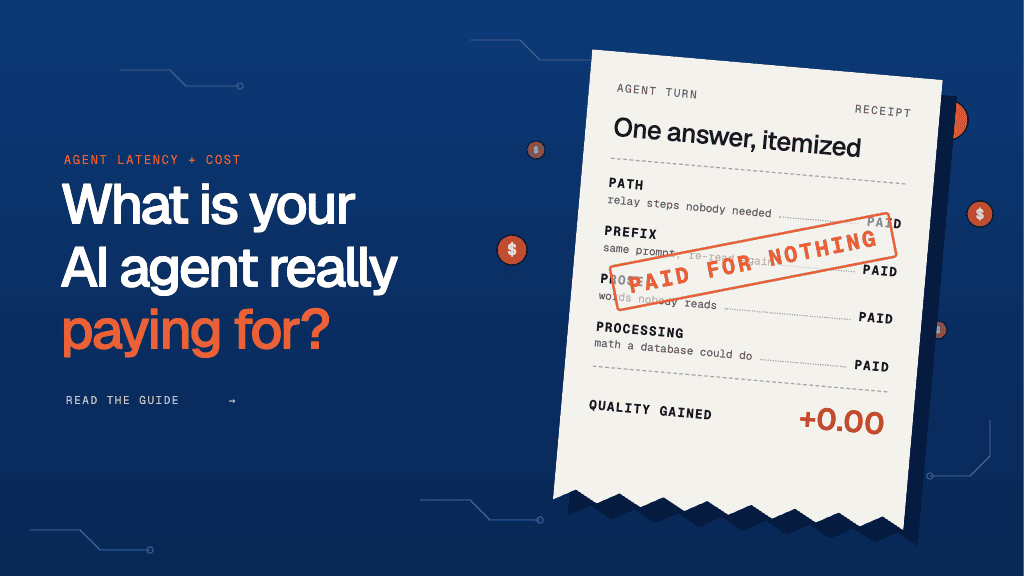 The Latency and Cost Your AI Agent Pays for Nothing