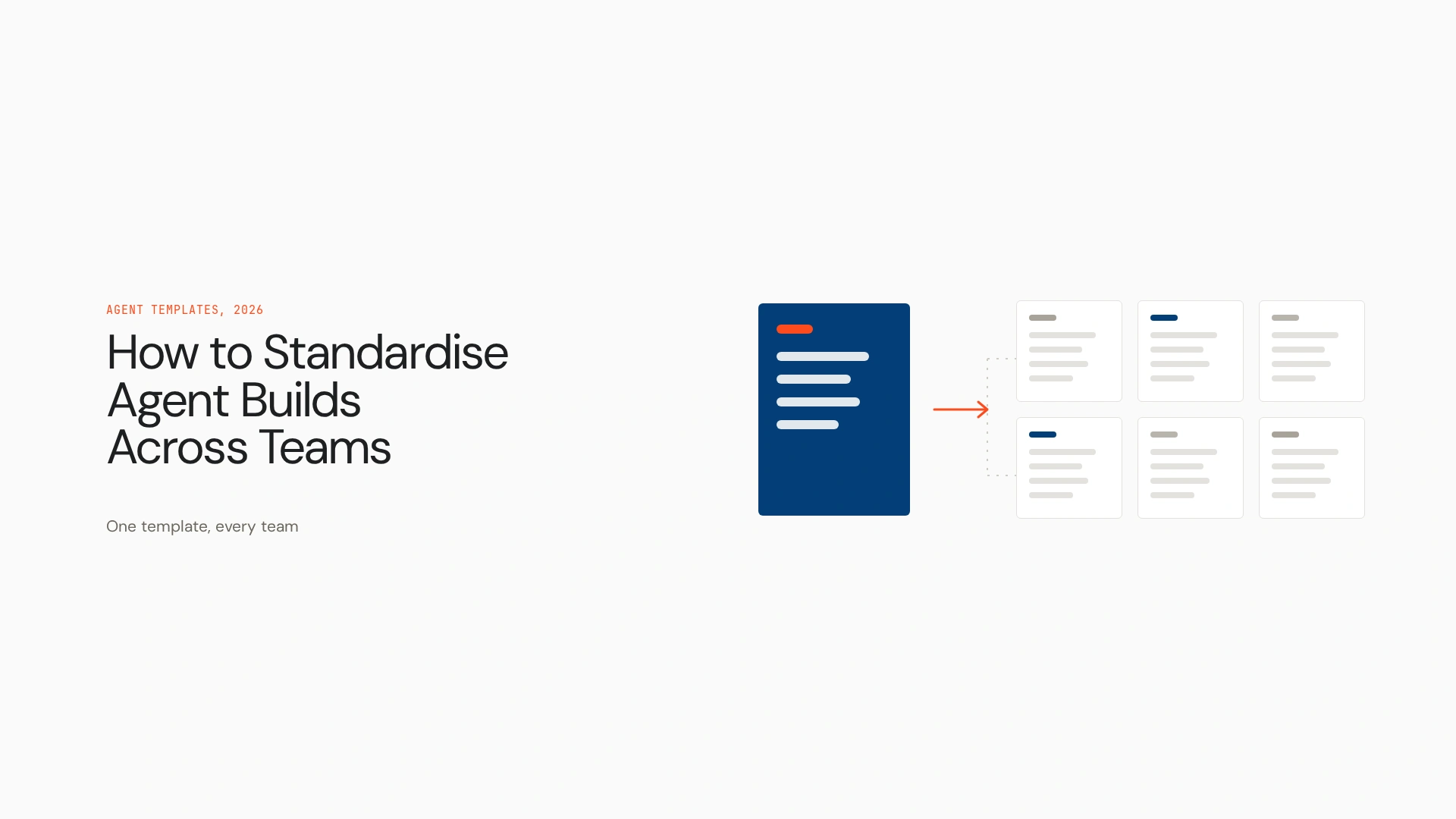 Agent Templates: How to Standardise Agent Builds Across Teams