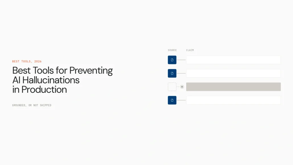 Best Tools for Preventing AI Hallucinations in Production (2026)