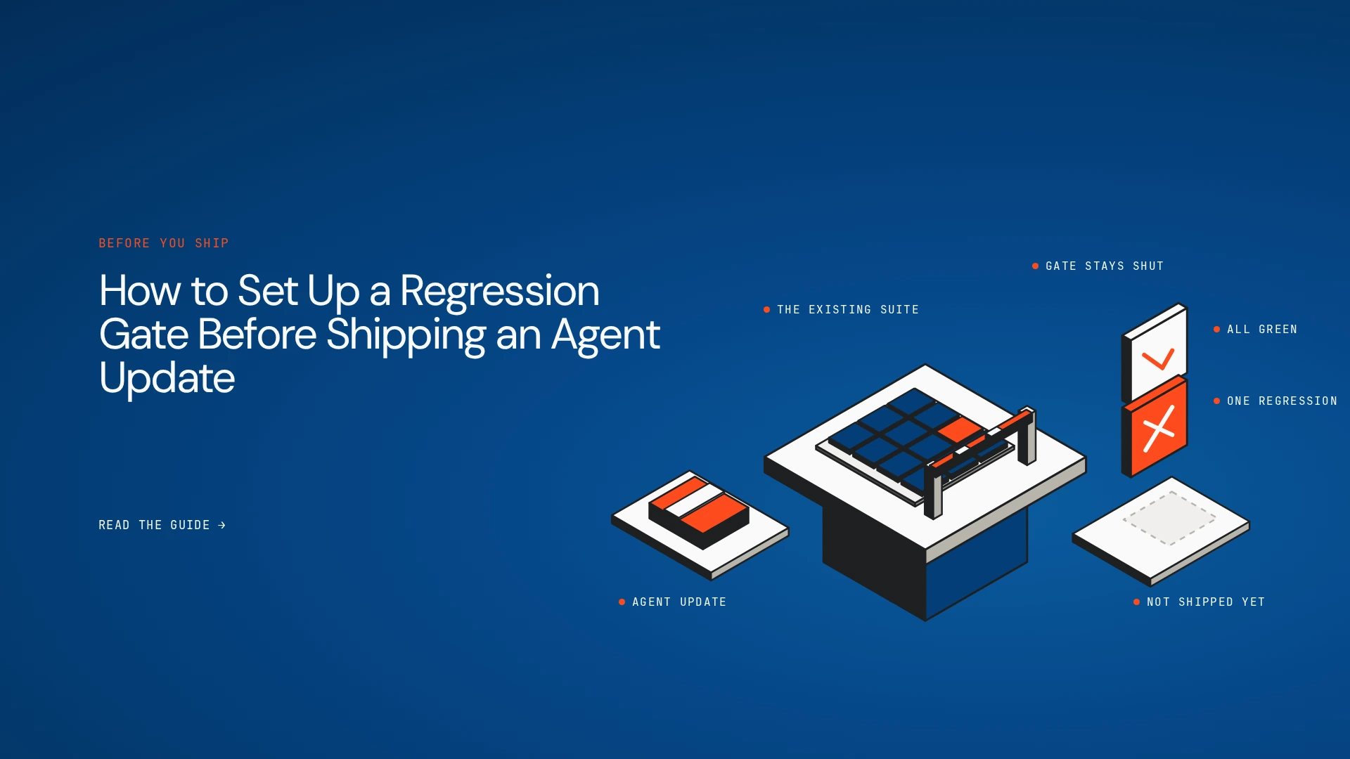 How to Set Up a Regression Gate Before Shipping an Agent Update